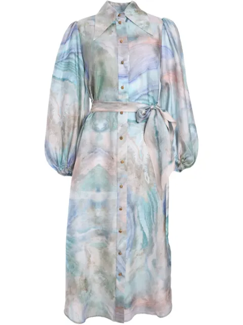 ZIMMERMANN Illuminate shirtdress Blue 0851DS251