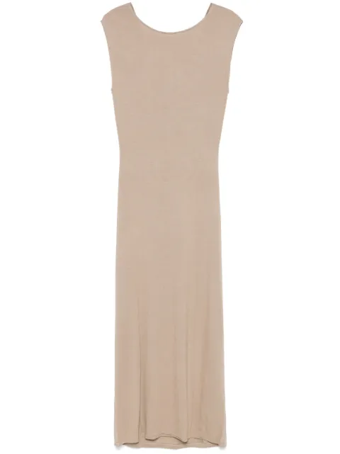 Majestic Filatures jersey maxi dress Brown M001FRO302