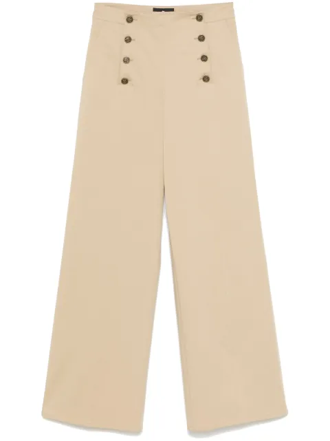 ETRO panel-detail trousers Neutrals WREA004099TUEG0