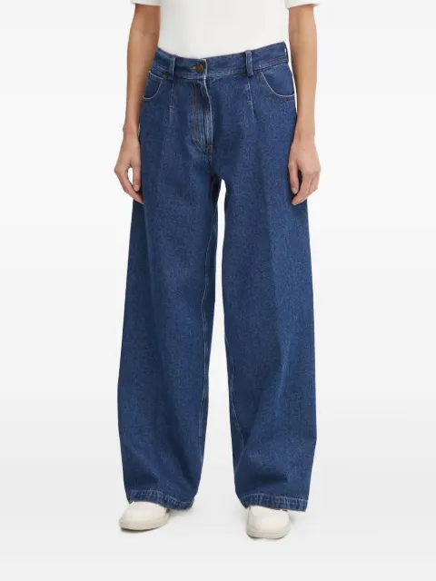 Forte Forte pleat-detailed jeans Blue 13234MYPANTS