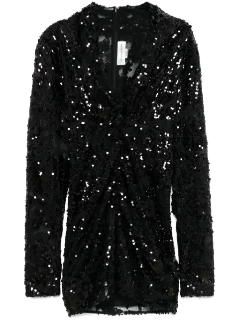 Victoria Beckham sequinned mini dress Black 1125WDR006339A