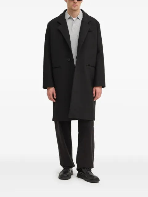 Won Hundred single-breasted pocket coat Black 339414272