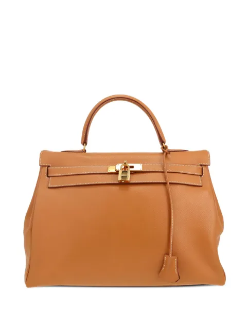 Hermès Pre-Owned 1995 Kelly 35 handbag Brown 416608