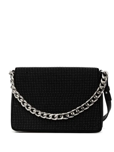 DKNY rhinestone-embellished shoulder bag Black R44EMI05