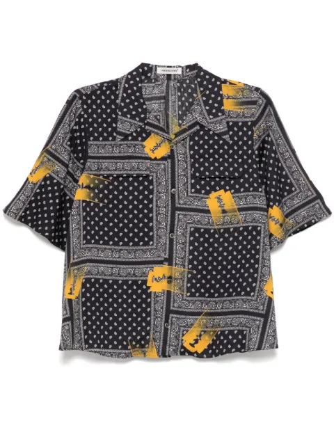 Undercover graphic-print shirt Blue UP1E1406