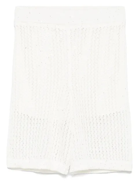Peserico knitted shorts White S84003F05A9110
