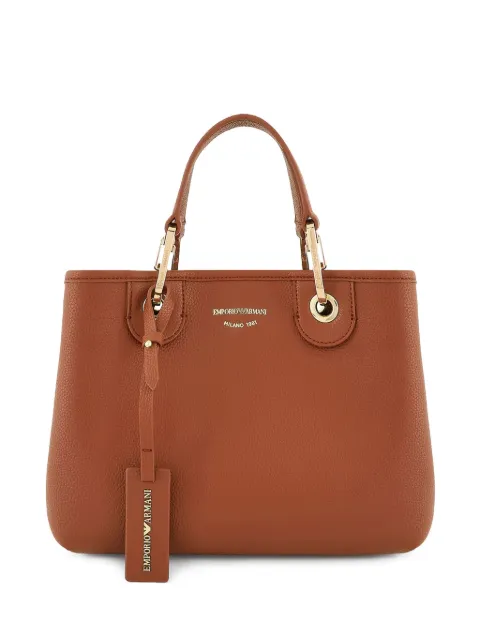 Emporio Armani leather tote bag Brown EW000361AF12103