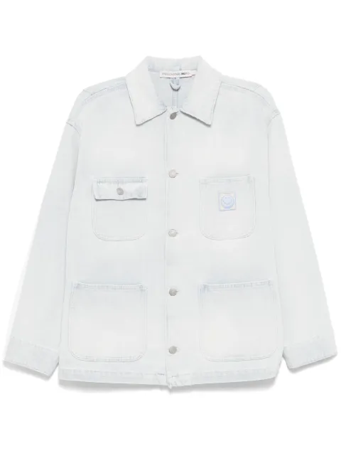 Joshua Sanders logo-patch denim jacket Blue JS35A15124
