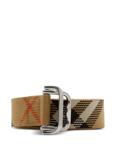 Burberry Check webbing belt Neutrals 8109253