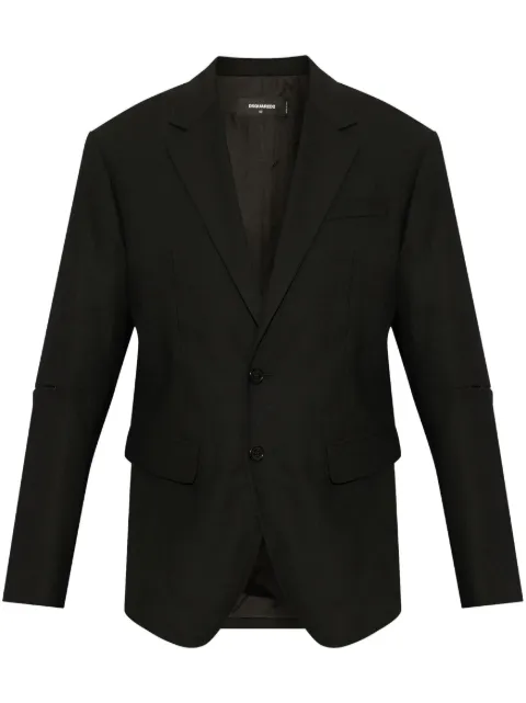 DSQUARED2 cut-out sleeve blazer Black S71BN0968S53632