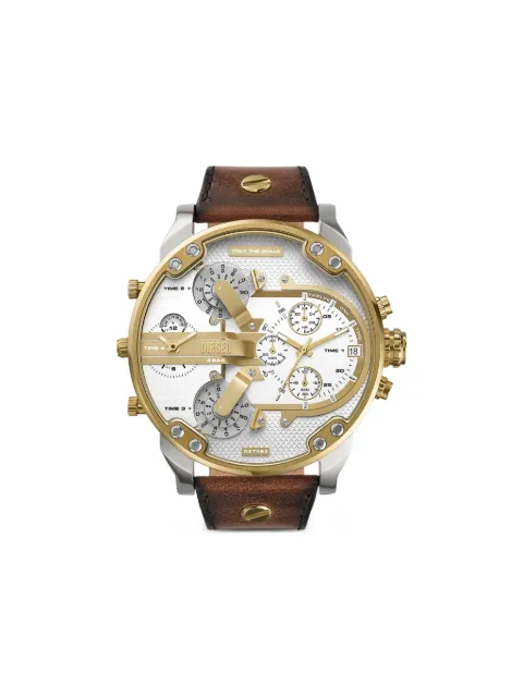 Diesel logo 57mm White DZ7483