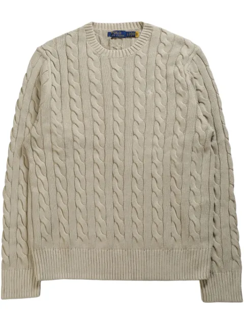 Polo Ralph Lauren cable-knit jumper Neutrals 710965867001
