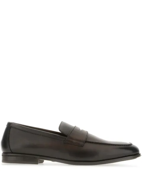 Doucal's leather loafers Brown DU3382NOTTUY159TM29