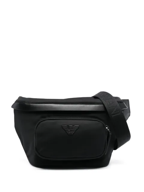 Emporio Armani logo-plaque belt bag Black EM001805AF13454