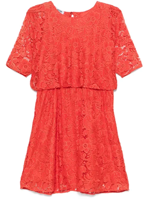 Moschino Pre-Owned 1990s lace dress Orange HOLAMOS105