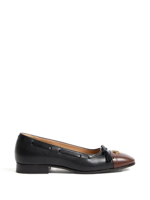 Valentino Garavani Valet Du Roi ballerina in kidskin Black YS0L03VMH