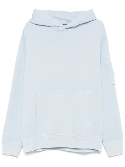 C.P. Company Lens-detail hoodie Blue 18CMSS099A110044R