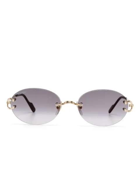 Cartier Eyewear rimless sunglasses Gold CT0551S001