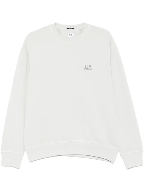 C.P. Company logo-embroidered sweatshirt Grey 18CMSS098B110044R