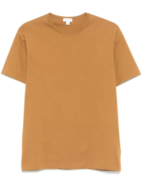 Sunspel cotton T-shirt Brown MTSH0001