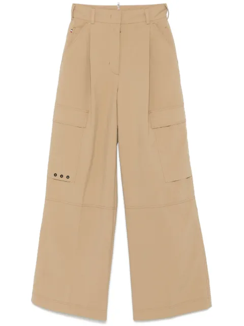 Moncler Grenoble pleat-detail trousers Neutrals K10982A00002597SL