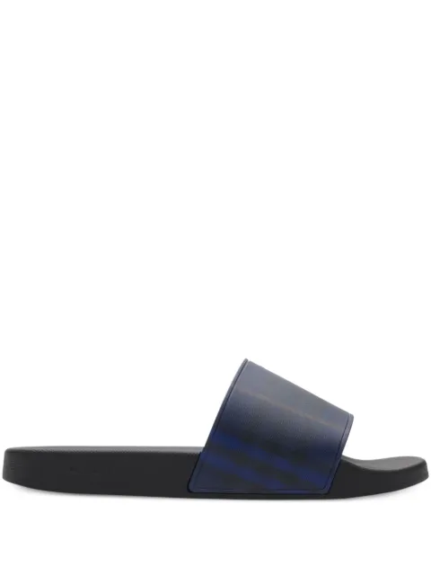 Burberry Check slides Blue 8107515