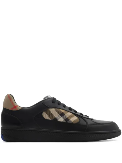 Burberry leather and Check Terrace sneakers​ Black 8108650
