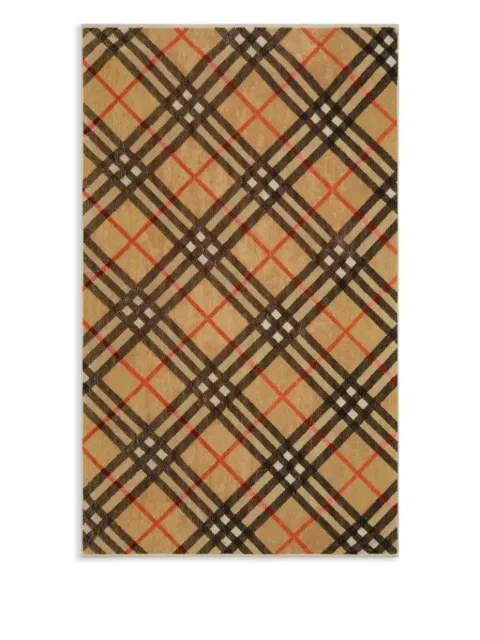 Burberry checked cotton towel Neutrals 8105742