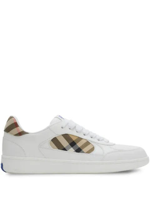 Burberry leather and Check Terrace sneakers​ White 8108649