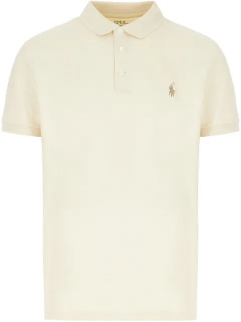 Polo Ralph Lauren logo polo shirt Neutrals 710941439020