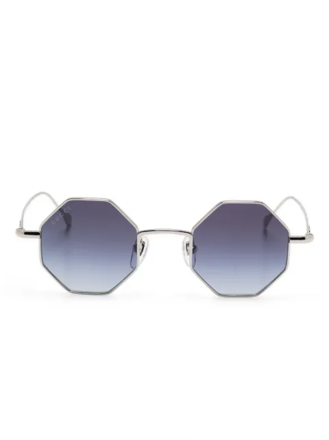 Gucci Eyewear geometric-frame sunglasses Silver GG1814S