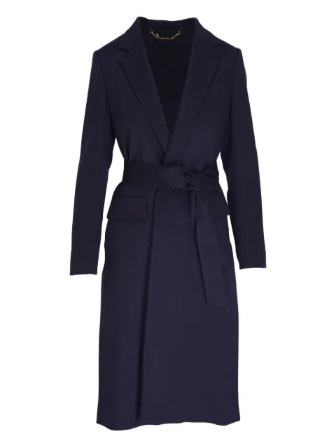Kiton belted trench coat Blue D53618K0178C02
