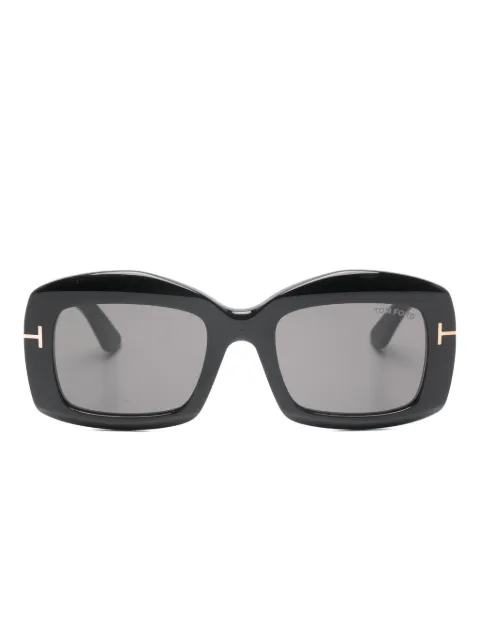 TOM FORD Eyewear Venetia oval-frame sunglasses Black 0TR0019921330L1