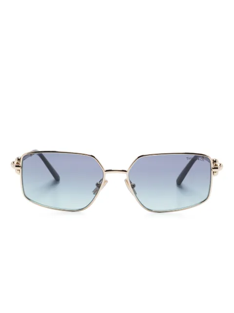 Tiffany & Co Eyewear rectangle-frame sunglasses Gold TF311162029S