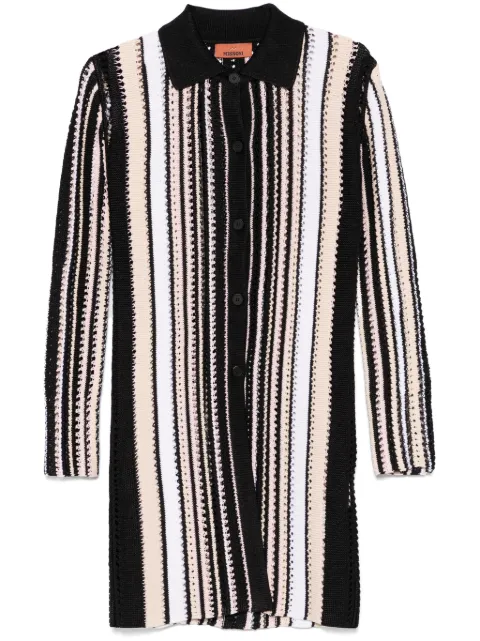 Missoni striped coat Black DS25SC00BK041Z