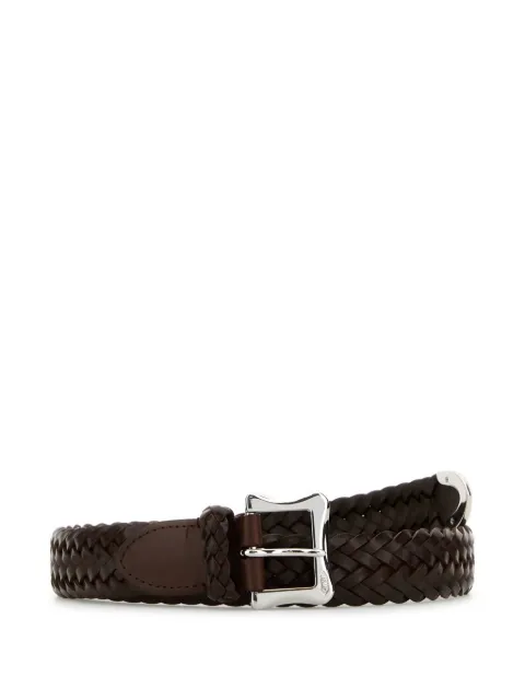 J&M Davidson braided belt Brown BENT0TPAN30