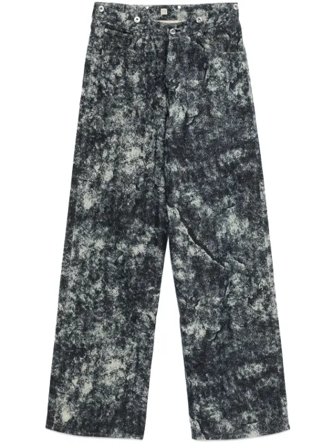 TAIGA TAKAHASHI printed jeans Blue TTSS25704