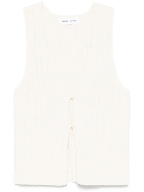SAMSOE SAMSOE Salou vest White F25100068