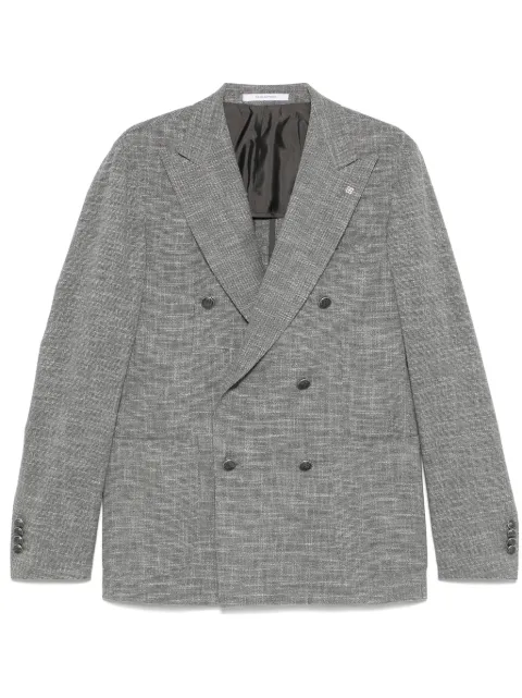 Tagliatore textured blazer Grey 1SVS20KPEC90047U