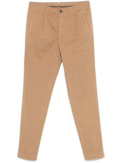 Incotex gabardine trousers Brown ZX541W9098B