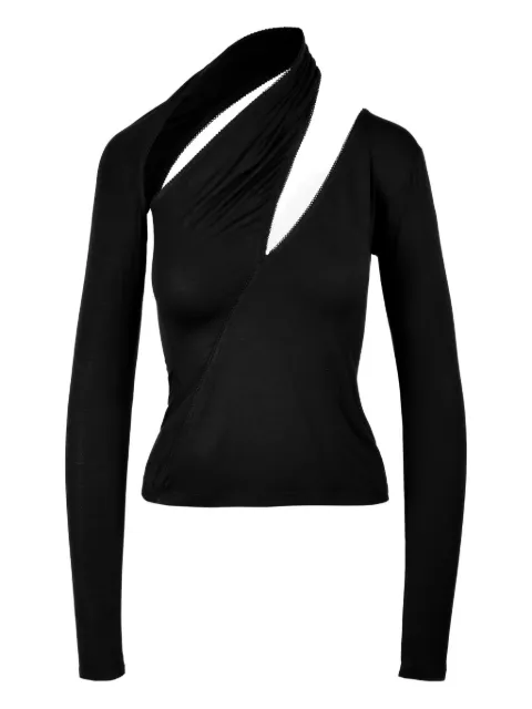 Ioana Ciolacu asymmetric top Black IC25BL02