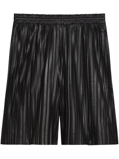 Helmut Lang leather shorts Black P02HM202001