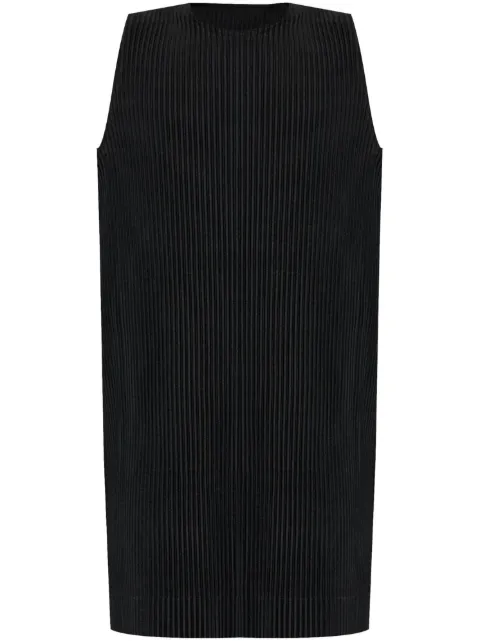 Homme Plissé Issey Miyake pleated top Black HP48JK113