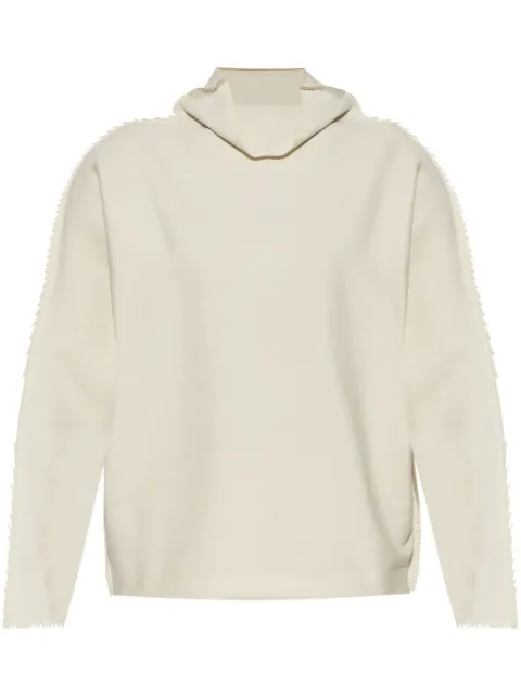 Issey Miyake roll-neck sweater Neutrals IM56KN859