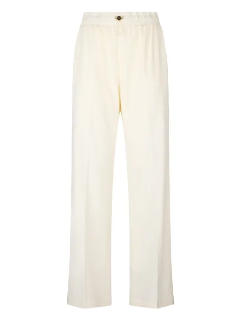 LIU JO logo-plaque track pants White TA5204TS922