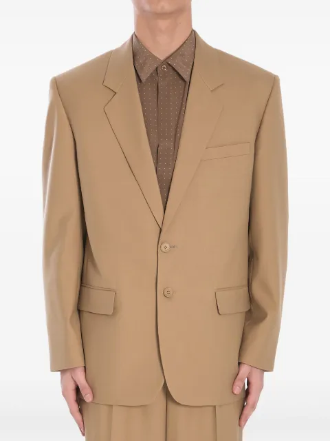 Saint Laurent Single-breasted blazer Green 813942Y405W