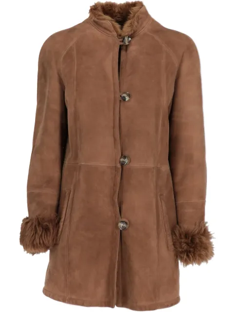 A.N.G.E.L.O. Vintage Cult 1990s suede coat Brown AN480SL