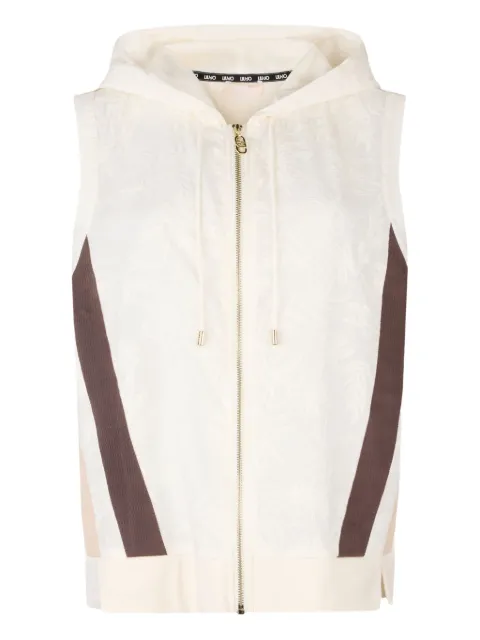 LIU JO embroidered vest White TA5156TS930