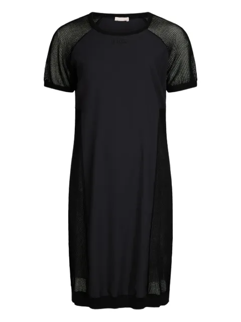 LIU JO mesh-detail dress Black TA5073T2900