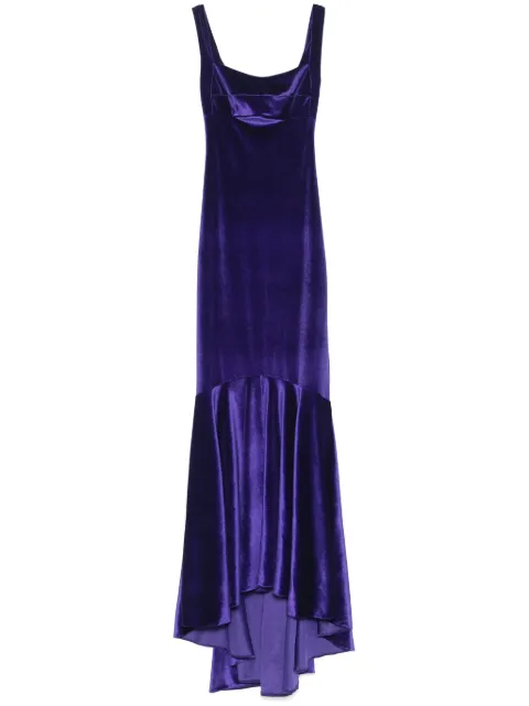 Atu Body Couture velvet mermaid gown Purple AT23190
